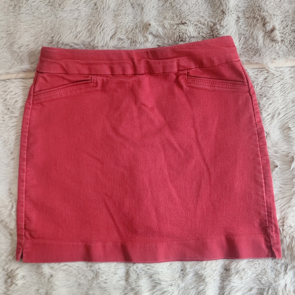 Women's Red Croft & Barrow Stretch Skort, Size 8 Regular